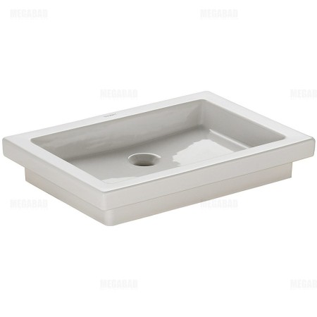 Duravit 2nd floor Aufsatzwaschtisch 58 cm, ohne Hahnloch