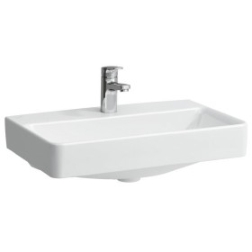 LAUFEN PRO S Compact Aufsatzwaschtisch 60 cm mit Hahnloch, ohne Überlaufloch
