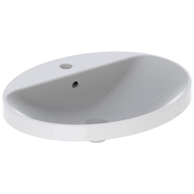 Geberit VariForm Einbauwaschtisch 60 x 45 cm, oval, mit Hahnlochbank
