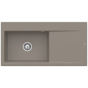 Villeroy & Boch Subway Style 60 Einbauspüle, Ablaufgarnitur mit Handbetätigung, Becken links