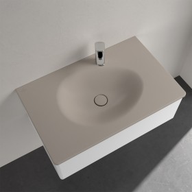 Villeroy & Boch Antao Schrankwaschtisch 80 x 50 cm, ohne Überlauf, mit 1 Hahnloch