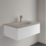 Villeroy & Boch Antao Schrankwaschtisch 80 x 50 cm, ohne Überlauf, mit 1 Hahnloch