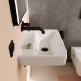 hansgrohe Xanuia Q Handwaschbecken 500/390 ohne Hahnloch mit Überlauf, SmartClean