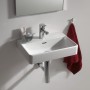 LAUFEN PRO S Handwaschbecken 45 cm mit Hahnloch und Überlauf