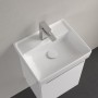 Villeroy & Boch Taro Waschtisch 45 cm mit CeramicPlus Beschichtung, 1 Hahnloch, ohne Überlauf