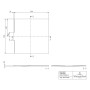 Villeroy & Boch Wallway Duschwanne 120 x 120 x 3 cm