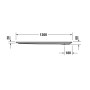 Duravit Starck Slimline Duschwanne Rechteck 130 x 80 cm
