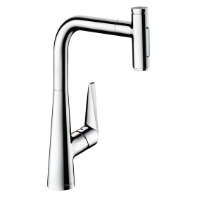 hansgrohe Talis Select M51 Einhebel-Küchenmischer 300, Ausziehbrause, 2jet