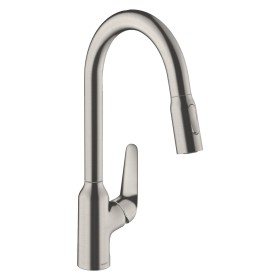 hansgrohe Focus M42 Einhebel-Küchenmischer 220, Ausziehbrause, 2jet, sBox