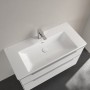 Villeroy & Boch Subway 3.0 Schrankwaschtisch 100 cm, mit 1 Hahnloch, mit Überlauf