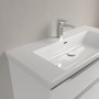 Villeroy & Boch Subway 3.0 Schrankwaschtisch 100 cm, mit 1 Hahnloch, mit Überlauf