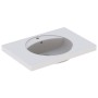 Geberit Preciosa Waschtisch 80 x 55 cm mit Hahnloch und Überlauf