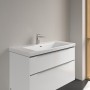 Villeroy & Boch Subway 3.0 Schrankwaschtisch 100 cm, mit 1 Hahnloch, mit Überlauf