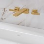 Villeroy & Boch Mettlach Dreiloch-Waschtischarmatur ohne Ablaufgarnitur