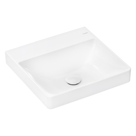 hansgrohe Xelu Q Handwaschbecken 50 x 48 cm ungeschliffen, ohne Hahnloch