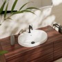 hansgrohe Xuniva U Einbauwaschtisch 55 x 45 cm, mit 1 Hahnloch und Überlauf, mit SmartClean