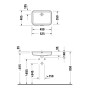 Duravit Soleil by Starck Einbauwaschtisch 49 x 35 cm