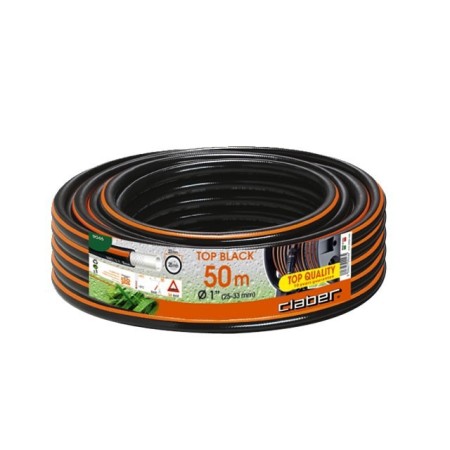 Top-Black 50 M Ø 1" (25-33 Mm) Ungiftiger Schlauch