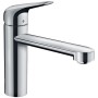 hansgrohe Focus M42 Einhebel-Küchenmischer 120,  Niederdruck, offene Warmwasserbereiter, 1jet