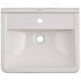 Duravit Starck 3 Einbauwaschtisch 56 cm mit 1 Hahnloch