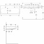 Geberit Citterio Waschtisch, 120 cm