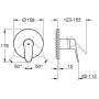 GROHE Eurodisc Cosmopolitan Einhand-Brausebatterie