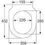 Villeroy & Boch Architectura WC-Sitz Slimseat