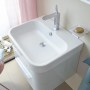 Duravit Happy D.2 Möbelwaschtisch 60 cm geschliffen , mit 1 Hahnloch