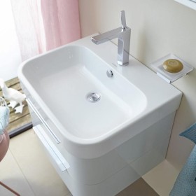 Duravit Happy D.2 Lavabo mobile 60 cm lucidato, con 1 foro rubinetto