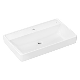 hansgrohe Xanuia Q Lavabo 800/480 avec trou pour robinet sans trop-plein, SmartClean