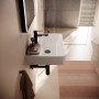hansgrohe Xanuia Q Waschtisch Compact 550/370 mit Hahnloch ohne Überlauf, SmartClean