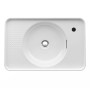 LAUFEN Val Einbauwaschtisch 55 x 36 cm mit Hahnloch rechts, mit Überlauf
