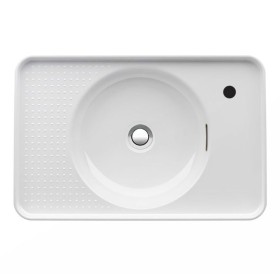 Lavabo incasso LAUFEN Val 55 x 36 cm con foro rubinetto a destra, con troppopieno