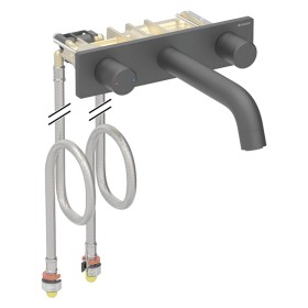 Geberit ONE Waschtischarmatur rundes Design, Wandmontage, für UP-Funktionsbox
