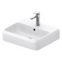 Duravit Qatego Waschtisch 50 x 42 cm, 1 Hahnloch