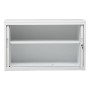 Wolfstahl Rolladenschrank Stahl 1 Fachböden Zylinderschloss 120 x 46 x 75 cm lichtgrau - schwarz - weiss
