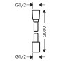 hansgrohe Designflex Textilbrauseschlauch 200 cm