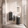 Duravit White Tulip Möbelaufsatzwaschtisch rund 50 cm, ohne Überlauf