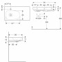Geberit Citterio Waschtisch mit Ablagefläche rechts, 90 cm