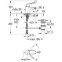 GROHE Euroeco Special Einhand-Sicherheitsmisch-Waschtischbatterie
