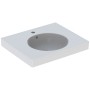 Geberit Preciosa II 60 x 50 cm mit Hahnloch und Überlauf