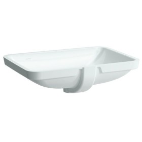 LAUFEN PRO S Einbauwaschtisch von unten 59,5 cm, ohne Hahnloch, mit Überlauf
