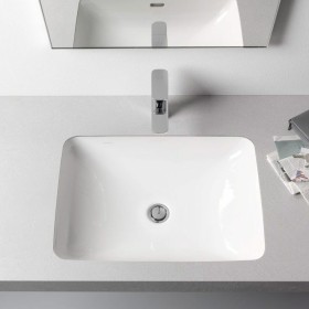Lavabo incasso LAUFEN PRO S dal basso 59,5 cm, senza banco fori, con troppopieno