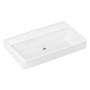 hansgrohe Xanuia Q Waschtisch 800/480 ohne Hahnloch und Überlauf, SmartClean