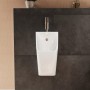 hansgrohe EluPura Original Q Urinal mit Zulauf von oben und Ablauf nach unten/hinten spülrandlos, SmartClean