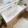 Villeroy & Boch Subway 3.0 Duo Badewanne 180 x 80 cm, Combipool Comfort, Technik Position 2 + SilentFlow