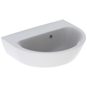 Geberit Renova Handwaschbecken 45 x 36 cm ohne Hahnloch mit Überlauf