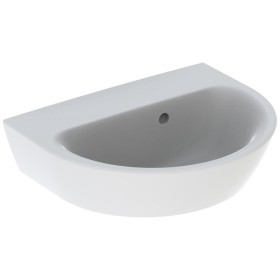 Geberit Renova Handwaschbecken 45 x 36 cm ohne Hahnloch mit Überlauf