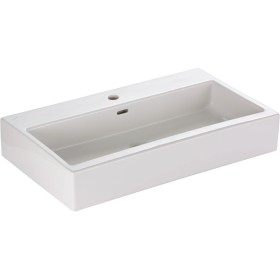 LAUFEN Living City Aufsatzwaschtisch 80 cm mit Überlauf und 1 Hahnloch
