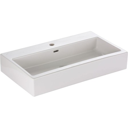LAUFEN Living City Aufsatzwaschtisch 80 cm mit Überlauf und 1 Hahnloch